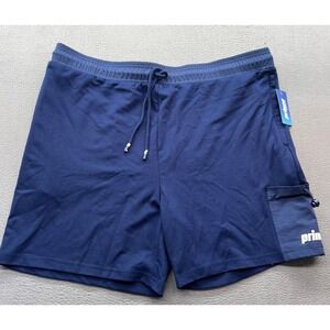 Prince Pickleball Shorts Mens Sz XXL Navy Blue Athletic Drawstring Pockets Cargo